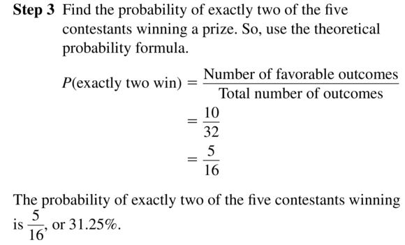 Big Ideas Math Algebra 2 Answer Key Chapter 10 Probability 10.1 a 7.2