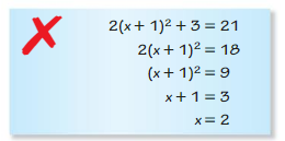Big Ideas Math Algebra 2 Answer Key Chapter 3 Quadratic Equations and Complex Numbers 3.1 5