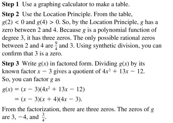 Big Ideas Math Algebra 2 Answer Key Chapter 4 Polynomial Functions 4.8 a 21