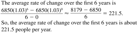 Big Ideas Math Algebra 2 Answer Key Chapter 6 Exponential and Logarithmic Functions 6.1 a 49