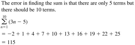 Big Ideas Math Algebra 2 Answer Key Chapter 8 Sequences and Series 8.1 a 51