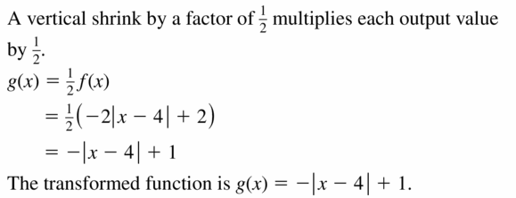 Big Ideas Math Algebra 2 Answers Chapter 1 Linear Functions 1.2 Question 21