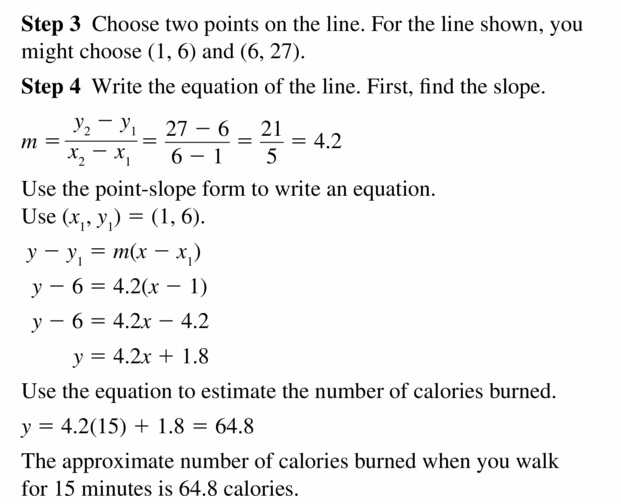 Big Ideas Math Algebra 2 Answers Chapter 1 Linear Functions 1.3 Question 13.2