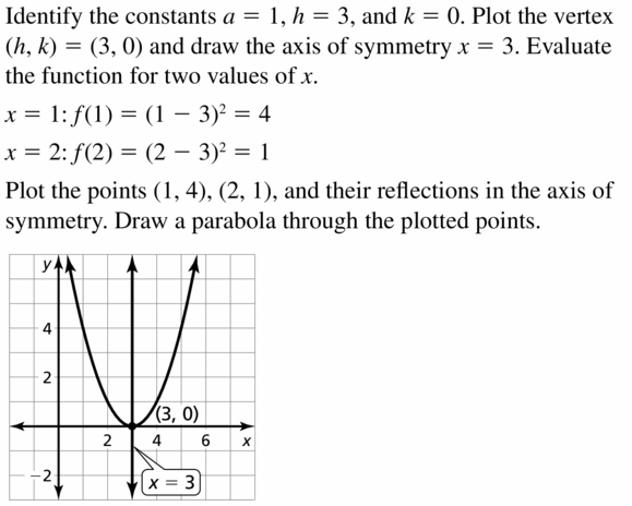 Big Ideas Math Algebra 2 Answers Chapter 2 Quadratic Functions 2.1 Question 51