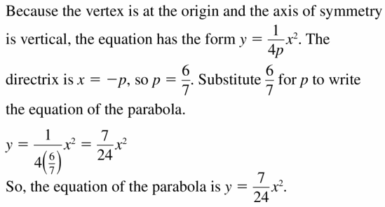 Big Ideas Math Algebra 2 Answers Chapter 2 Quadratic Functions 2.3 Question 35
