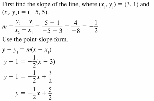 Big Ideas Math Algebra 2 Answers Chapter 2 Quadratic Functions 2.3 Question 57