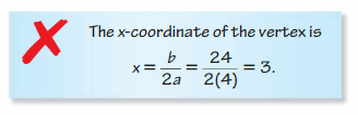 Big Ideas Math Algebra 2 Answers Chapter 2 Quadratic Functions 25