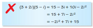 Big Ideas Math Algebra 2 Answers Chapter 3 Quadratic Equations and Complex Numbers 3.2 10