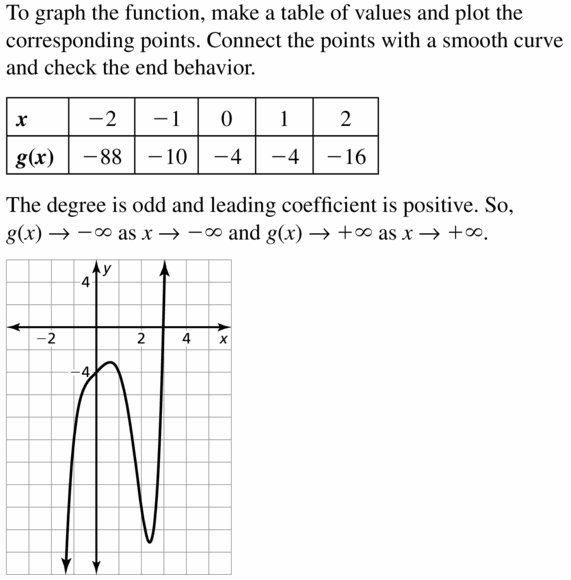 Big Ideas Math Algebra 2 Answers Chapter 4 Polynomial Functions 4.1 Question 31