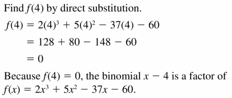 Big Ideas Math Algebra 2 Answers Chapter 4 Polynomial Functions 4.4 Question 39