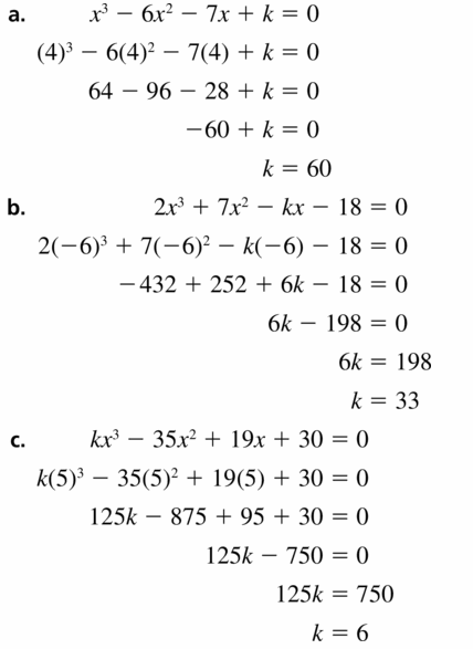 Big Ideas Math Algebra 2 Answers Chapter 4 Polynomial Functions 4.5 Question 57