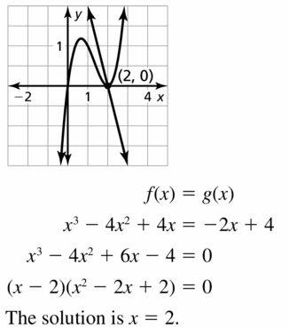 Big Ideas Math Algebra 2 Answers Chapter 4 Polynomial Functions 4.5 Question 61