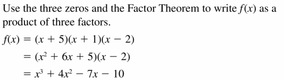 Big Ideas Math Algebra 2 Answers Chapter 4 Polynomial Functions 4.6 Question 21
