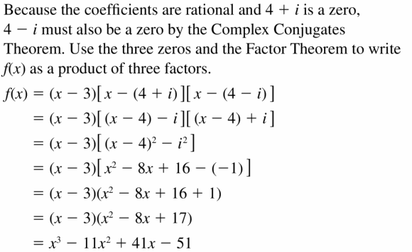 Big Ideas Math Algebra 2 Answers Chapter 4 Polynomial Functions 4.6 Question 23