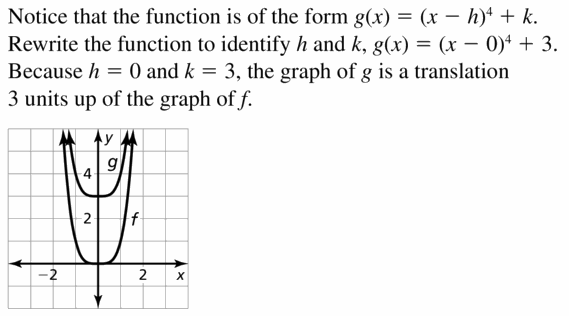 Big Ideas Math Algebra 2 Answers Chapter 4 Polynomial Functions 4.7 Question 3
