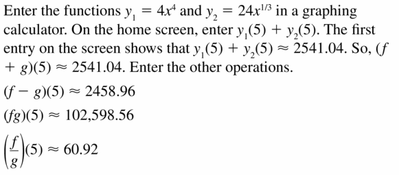 Big Ideas Math Algebra 2 Answers Chapter 5 Rational Exponents and Radical Functions 5.5 Question 13