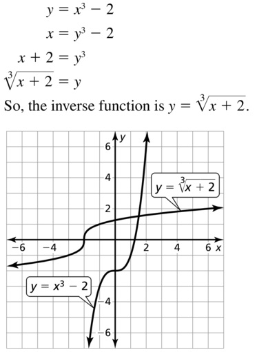 Big Ideas Math Algebra 2 Answers Chapter 6 Exponential and Logarithmic Functions 6.2 a 51