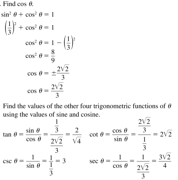 Big Ideas Math Algebra 2 Answers Chapter 9 Trigonometric Ratios and Functions 9.7 a 3