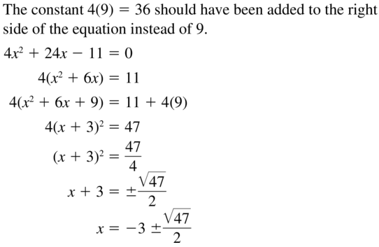 Big Ideas Math Algebra 2 Solutions Chapter 3 Quadratic Equations and Complex Numbers 3.3 a 37