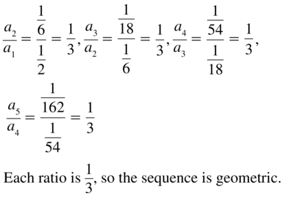 Big Ideas Math Algebra 2 Solutions Chapter 8 Sequences and Series 8.3 a 11