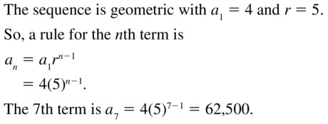 Big Ideas Math Algebra 2 Solutions Chapter 8 Sequences and Series 8.3 a 15