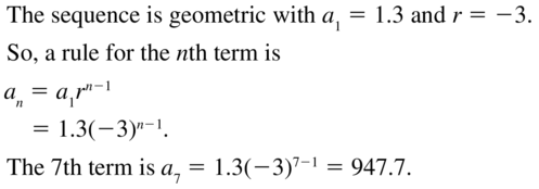Big Ideas Math Algebra 2 Solutions Chapter 8 Sequences and Series 8.3 a 21