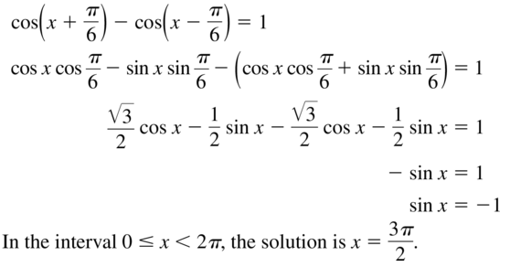 Big Ideas Math Algebra 2 Solutions Chapter 9 Trigonometric Ratios and Functions 9.8 a 29