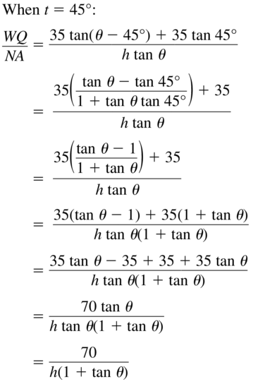 Big Ideas Math Algebra 2 Solutions Chapter 9 Trigonometric Ratios and Functions 9.8 a 35
