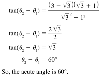 Big Ideas Math Algebra 2 Solutions Chapter 9 Trigonometric Ratios and Functions 9.8 a 39.2