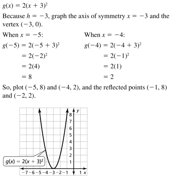 Big Ideas Math Answer Key Algebra 1 Chapter 8 Graphing Quadratic Functions 8.4 a 23.1