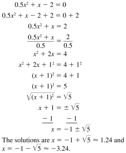 Big Ideas Math Answer Key Algebra 1 Chapter 9 Solving Quadratic Equations 9.4 a 59