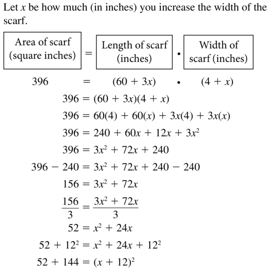 Big Ideas Math Answer Key Algebra 1 Chapter 9 Solving Quadratic Equations 9.4 a 73.1