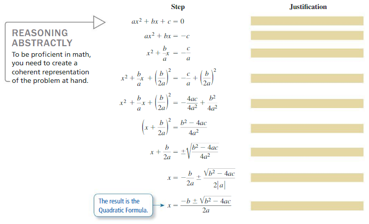 Big Ideas Math Answer Key Algebra 2 Chapter 3 Quadratic Equations and Complex Numbers 3.4 1