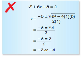 Big Ideas Math Answer Key Algebra 2 Chapter 3 Quadratic Equations and Complex Numbers 3.4 4