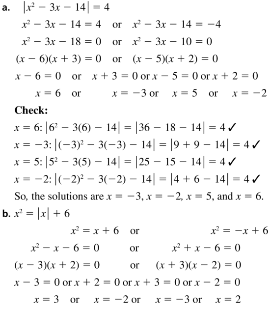 Big Ideas Math Answer Key Algebra 2 Chapter 3 Quadratic Equations and Complex Numbers 3.4 a 71.1