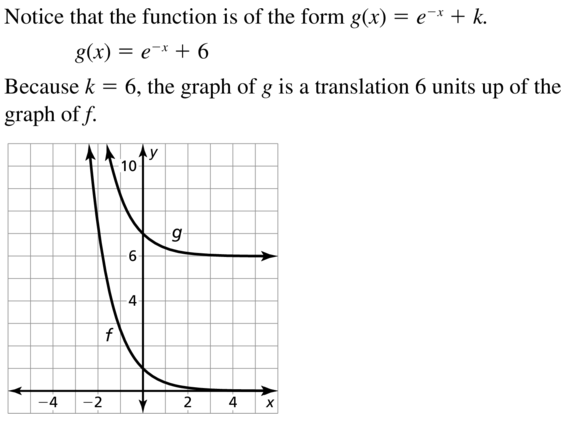 Big Ideas Math Answer Key Algebra 2 Chapter 6 Exponential and Logarithmic Functions 6.4 a 13