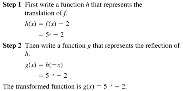 Big Ideas Math Answer Key Algebra 2 Chapter 6 Exponential and Logarithmic Functions 6.4 a 35