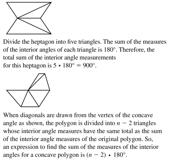 Big Ideas Math Answer Key Geometry Chapter 7 Quadrilaterals and Other Polygons 7.1 a 47.2