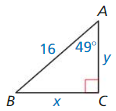 Big Ideas Math Answer Key Geometry Chapter 9 Right Triangles and Trigonometry 163