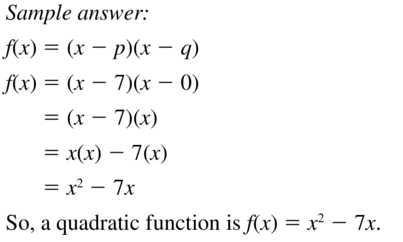 Big Ideas Math Answers Algebra 1 Chapter 8 Graphing Quadratic Functions 8.5 a 51