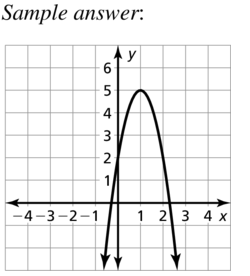 Big Ideas Math Answers Algebra 1 Chapter 8 Graphing Quadratic Functions 8.5 a 83