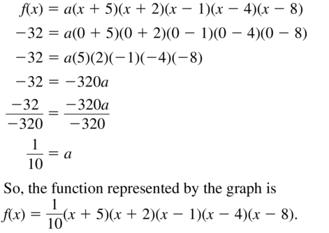 Big Ideas Math Answers Algebra 1 Chapter 8 Graphing Quadratic Functions 8.5 a 97