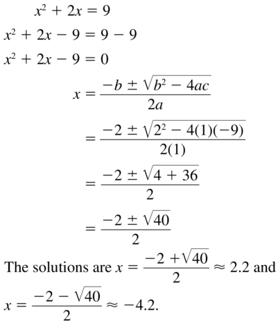 Big Ideas Math Answers Algebra 1 Chapter 9 Solving Quadratic Equations 9.5 a 19