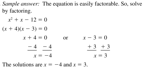 Big Ideas Math Answers Algebra 1 Chapter 9 Solving Quadratic Equations 9.5 a 41