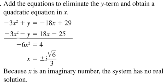 Big Ideas Math Answers Algebra 2 Chapter 3 Quadratic Equations and Complex Numbers 3.5 a 29