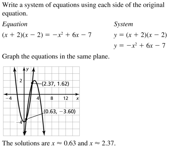 Big Ideas Math Answers Algebra 2 Chapter 3 Quadratic Equations and Complex Numbers 3.5 a 45