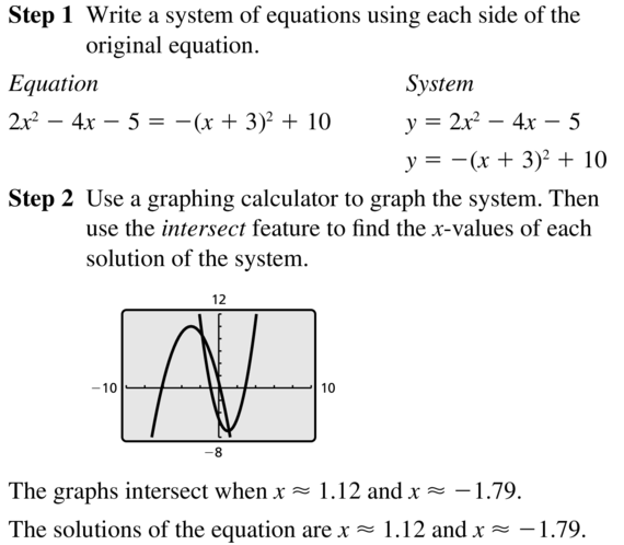 Big Ideas Math Answers Algebra 2 Chapter 6 Exponential and Logarithmic Functions 6.5 a 55