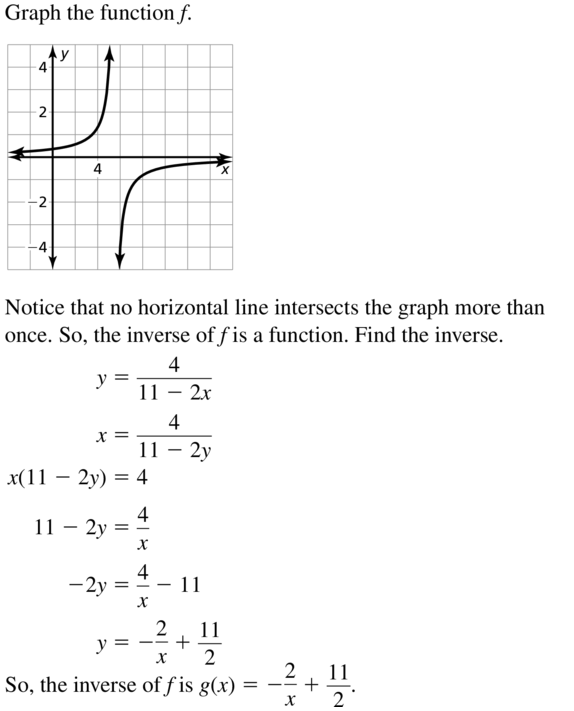 Big Ideas Math Answers Algebra 2 Chapter 7 Rational Functions 7.5 a 41