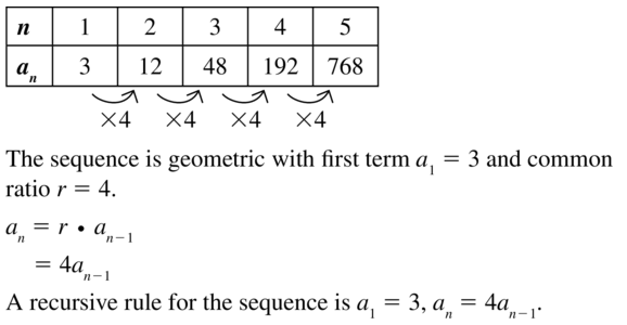 Big Ideas Math Answers Algebra 2 Chapter 8 Sequences and Series 8.5 a 13