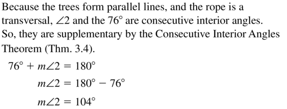 Big Ideas Math Answers Geometry Chapter 3 Parallel and Perpendicular Lines 3.2 a 17